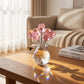 🌹💎Ewige Kristall-Rosenblüten-Figur in Vase – Luxuriöses Wohnaccessoire für Wohn- und Schlafzimmer