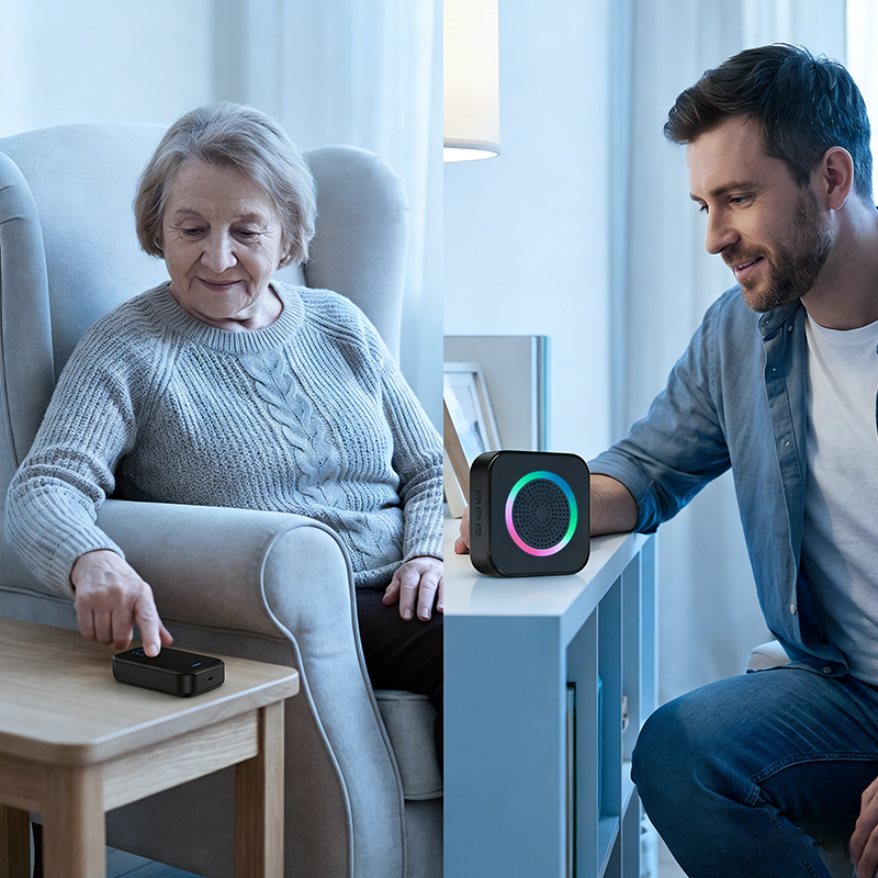 ⏰🚨 Einfach zu installieren! WLAN-freie Funk-Türklingel mit extremer Reichweite & Nachtsicht-LED | Perfekt für Haus & Garten 🏡✨