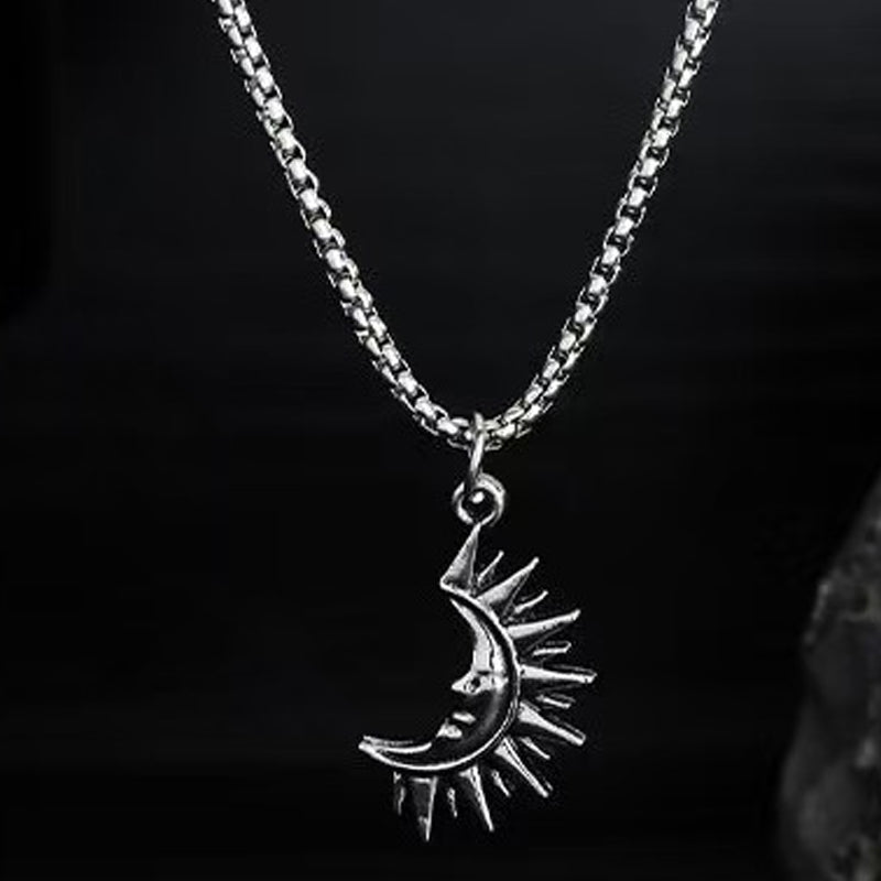 ☀️⚖️ Sonnen- und Mond-Anhänger-Set