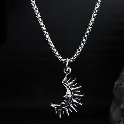 ☀️⚖️ Sonnen- und Mond-Anhänger-Set