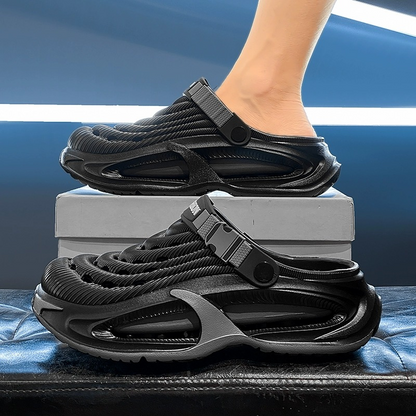 Herren Zehentrenner mit Plateau & Doppelfarben – weiche Sohle, bequem & stylisch – ideal für Strand, Sport & Freizeit