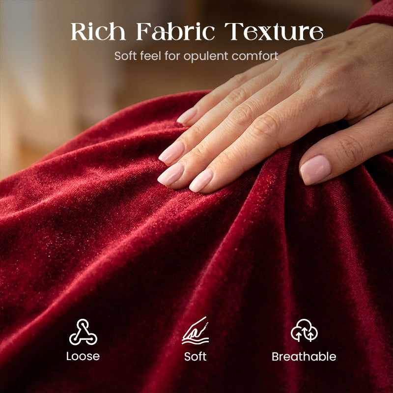 🔥💃🏻Elegantes knielanges Etuikleid mit Wasserfallausschnitt für Damen