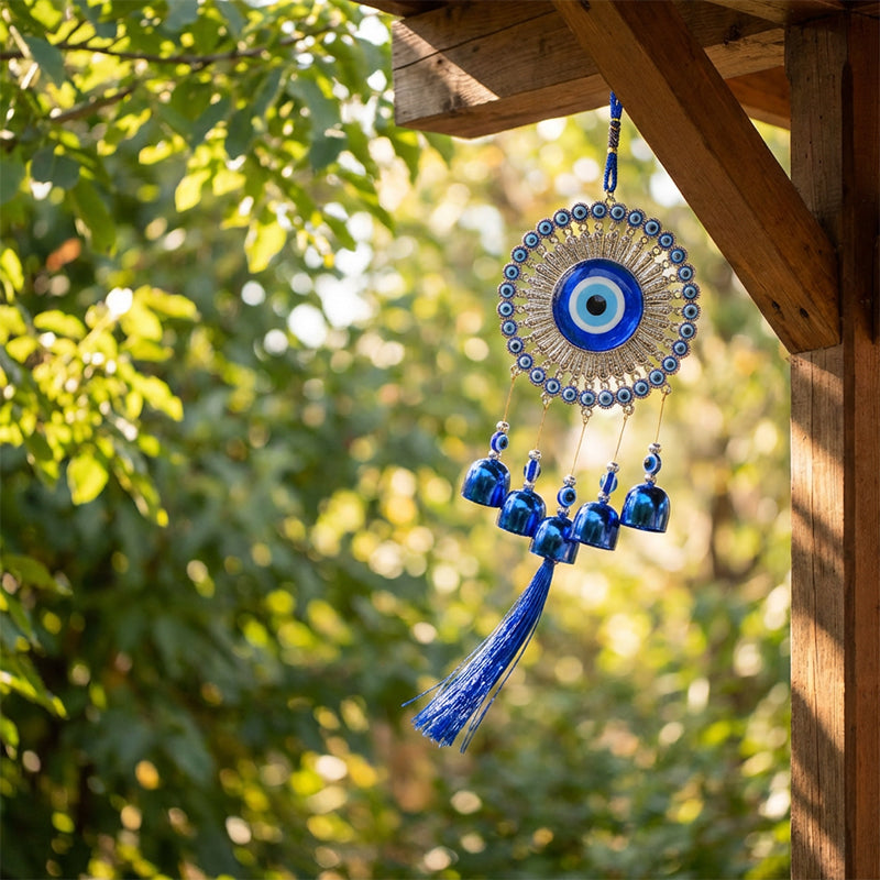 🧿 Nazar-Amulett-Windspiel – Schutz vor dem Bösen Blick, Dekorativ für Zuhause & Perfektes Geschenk