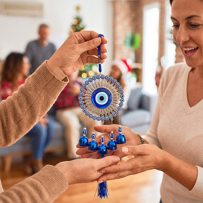 🧿 Nazar-Amulett-Windspiel – Schutz vor dem Bösen Blick, Dekorativ für Zuhause & Perfektes Geschenk