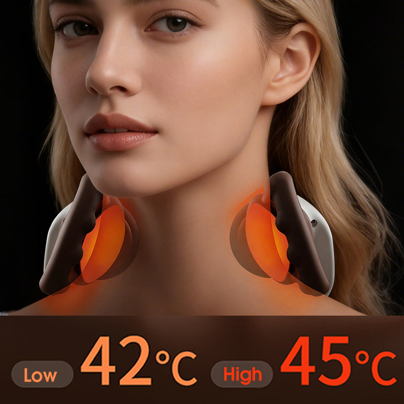 ♨️ Tragbarer multifunktionaler Hals- und Schultermassageapparat｜Multifunktionale Pflege für Nacken und Schultern