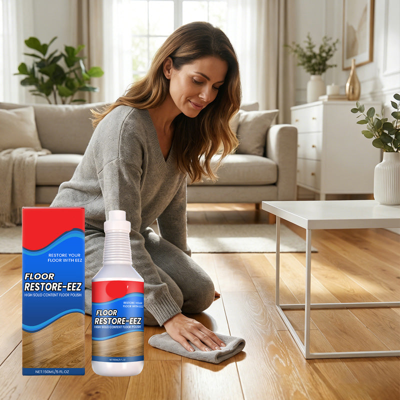 ✨ KAUFE 5, ERHALTE 5 GRATIS! 🏠 Ultimativer Bodenrenovierer & Poliermittel – Lang anhaltender Glanz, Versteckt Kratzer & Einfache Anwendung ✨