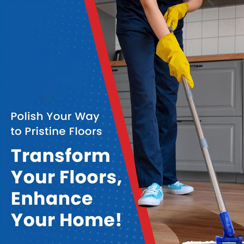 ✨ KAUFE 5, ERHALTE 5 GRATIS! 🏠 Ultimativer Bodenrenovierer & Poliermittel – Lang anhaltender Glanz, Versteckt Kratzer & Einfache Anwendung ✨