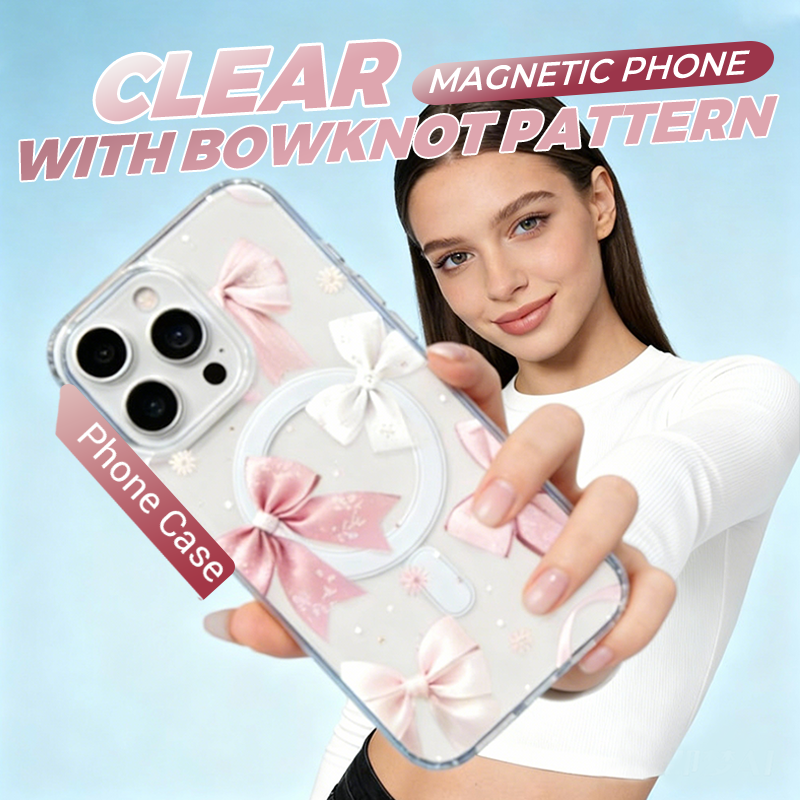 🔥🎀 Sweet bow × Powerful magnetic protection! A stunning phone case has arrived 💖📱