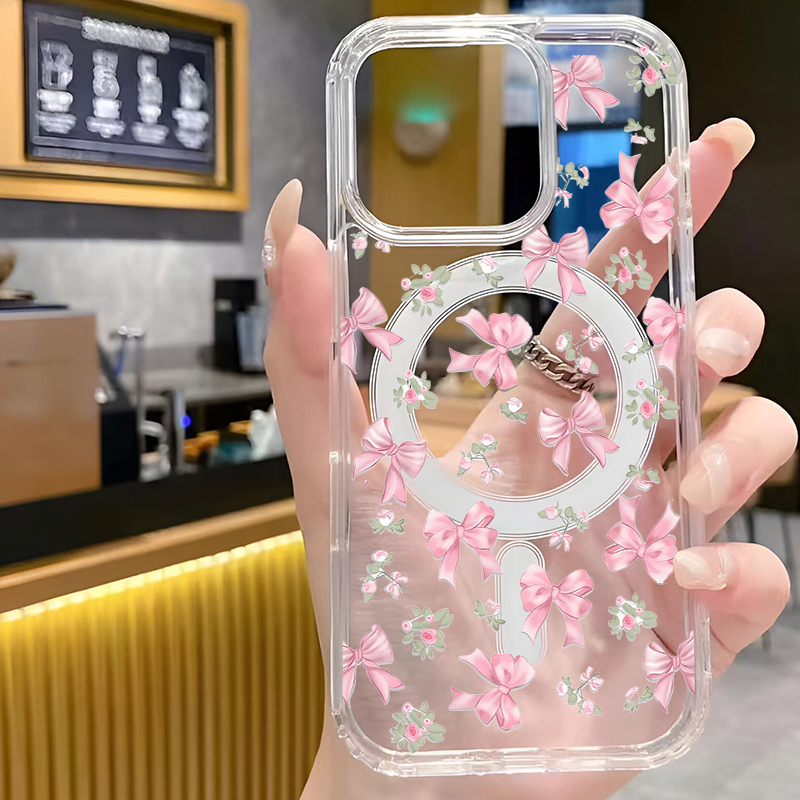 🔥🎀 Sweet bow × Powerful magnetic protection! A stunning phone case has arrived 💖📱