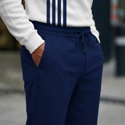 👕 50% RABATT! 🔥 Herren-Set mit Grafikprint – Pullover & Hose – Lässiger Streetstyle, Bequemer Stoff & Perfektes Match 👖