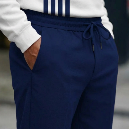 👕 50% RABATT! 🔥 Herren-Set mit Grafikprint – Pullover & Hose – Lässiger Streetstyle, Bequemer Stoff & Perfektes Match 👖