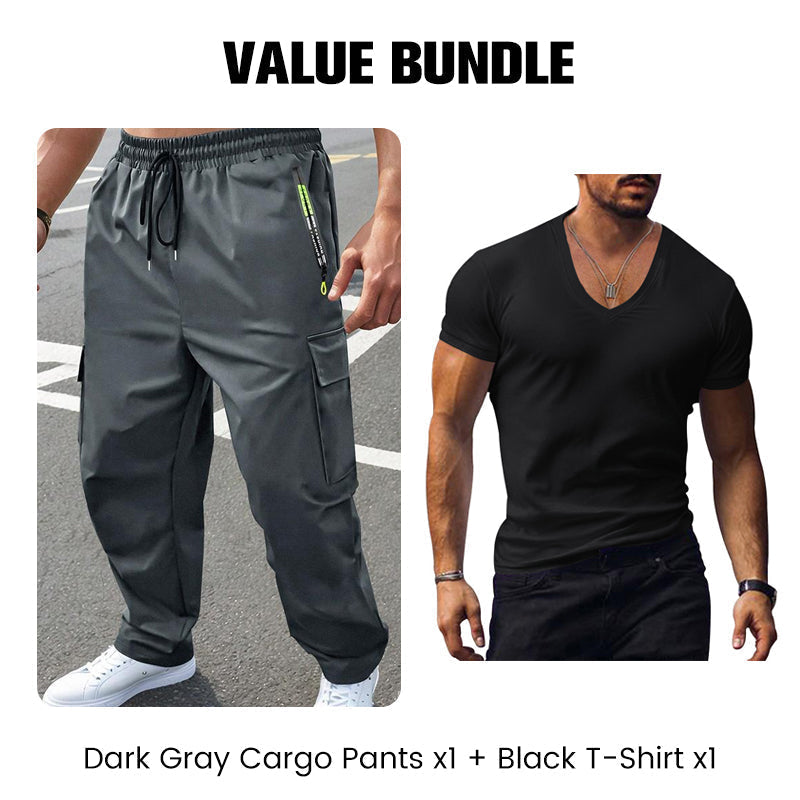 🎉 Neujahrsgeschenk – 50% RABATT!👖 Herren Outdoor-Cargohose – Vielseitige Taschen, atmungsaktiv & Ganztagskomfort!