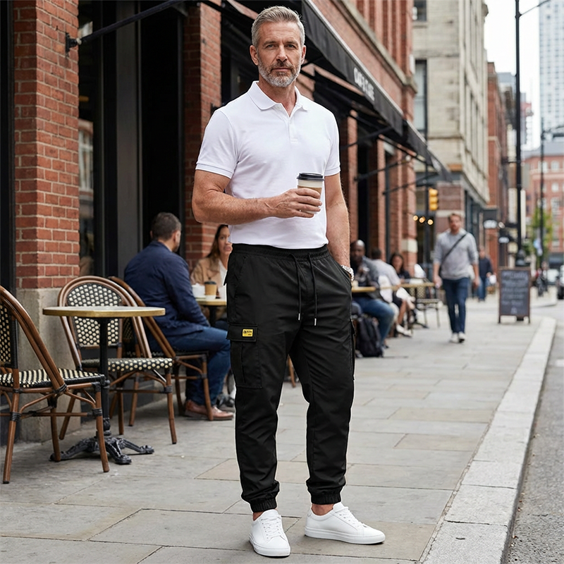 【Zeitlich begrenzt: 50 % Rabatt】👖Lässige Cargohose für Herren mit Kordelzug