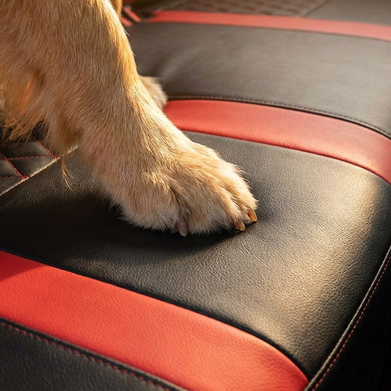 🚗 9-teiliges Autositzbezug-Set aus Leder mit universeller Passform