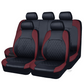 🚗 9-teiliges Autositzbezug-Set aus Leder mit universeller Passform