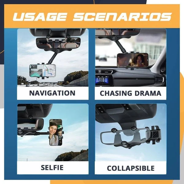 📱🔄 50% RABATT! Drehbarer & einziehbarer Autotelefonhalter – 360° Rotation, stabil & platzsparend – Perfekt für sichere Navigation & Einhandbedienung 🚗✨