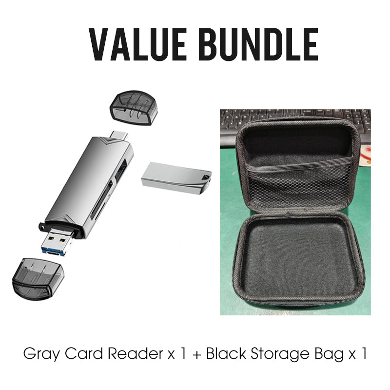 6-in-1 USB 3.0 OTG-Kartenleser