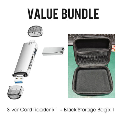 6-in-1 USB 3.0 OTG-Kartenleser