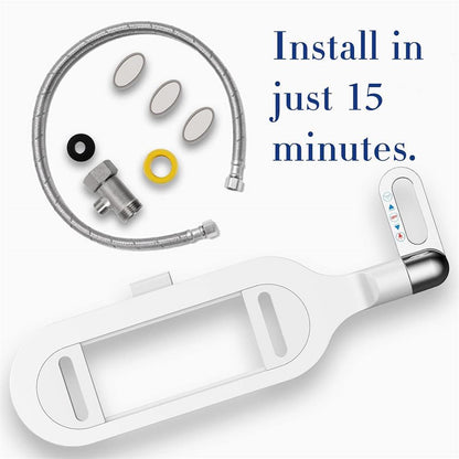 🚽 🚿 Nichtelektrischer Bidet-Aufsatz mit Doppeldüse – Hygienische Selbstreinigung, Einfache Installation & Wasserdruck-Kontrolle ✨