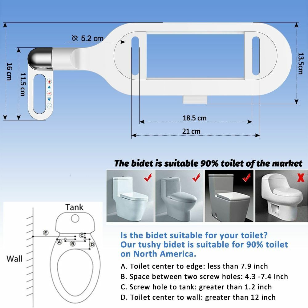 🚽 🚿 Nichtelektrischer Bidet-Aufsatz mit Doppeldüse – Hygienische Selbstreinigung, Einfache Installation & Wasserdruck-Kontrolle ✨