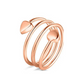 💍Eleganter Kupferring mit Magnet-Herz