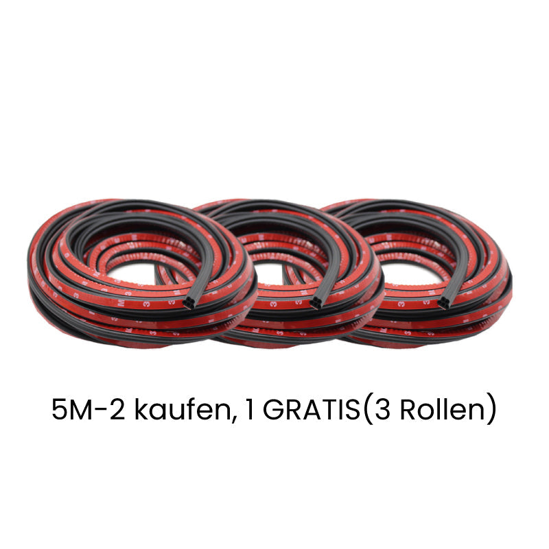 🚗 🧷 Geräusch- und staubdichte Gummidichtungsstreifen – Luxuriöse Geräuschdämmung und vollständige Abdichtung für alle Autos ✨