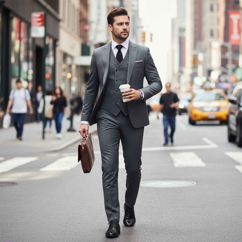 👔🕴️ Slim-Fit Herren-Anzug, 3-teilig – Perfekte Passform, hochwertiger Stoff & ideal für formelle Anlässe 🤵