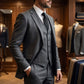 👔🕴️ Slim-Fit Herren-Anzug, 3-teilig – Perfekte Passform, hochwertiger Stoff & ideal für formelle Anlässe 🤵