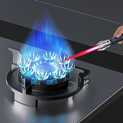 [Kreatives Geschenk] Große, winddichte Multifunktions-Schweißtaschenlampe Feuerzeug