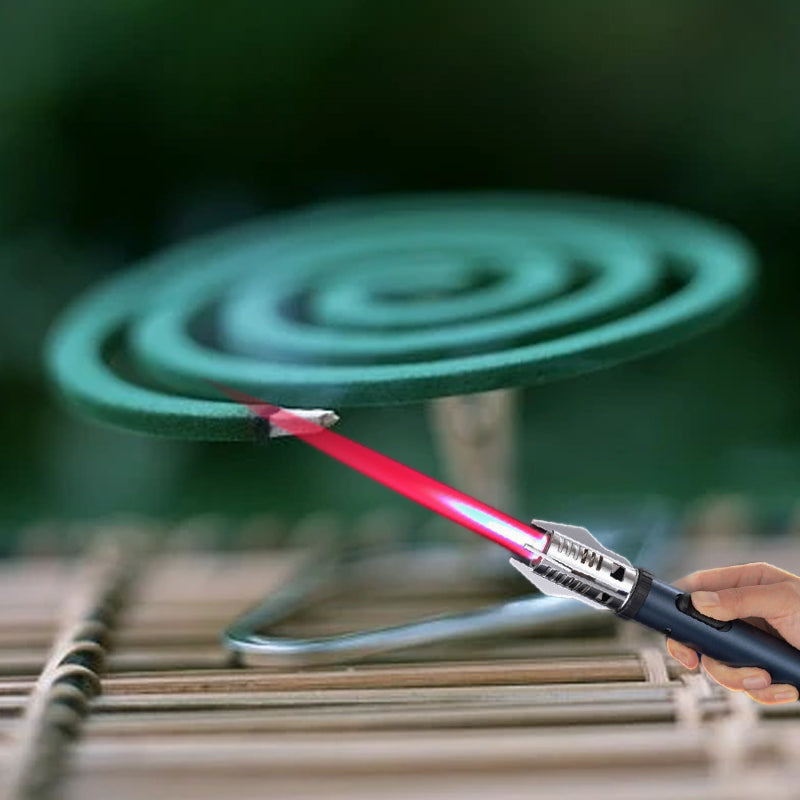 [Kreatives Geschenk] Große, winddichte Multifunktions-Schweißtaschenlampe Feuerzeug