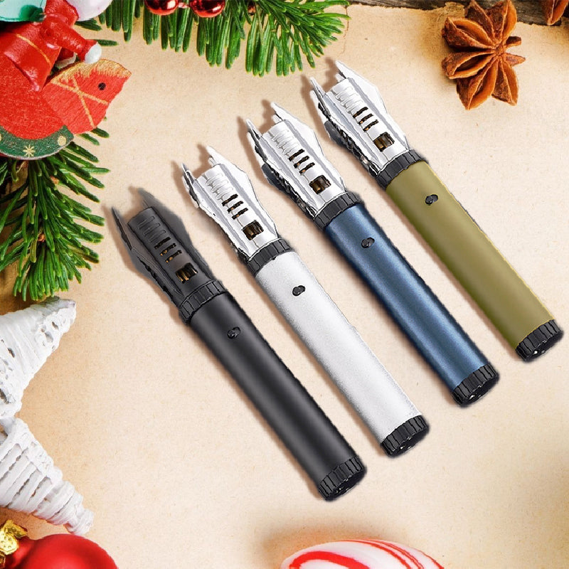 [Kreatives Geschenk] Große, winddichte Multifunktions-Schweißtaschenlampe Feuerzeug