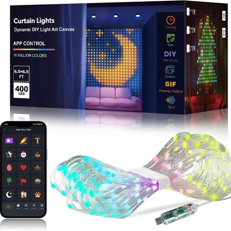 Wasserdichte LED-Vorhang-Lichter