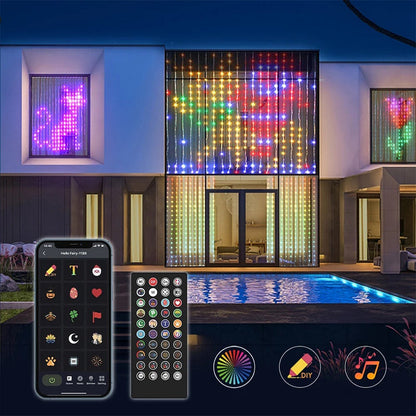 Wasserdichte LED-Vorhang-Lichter