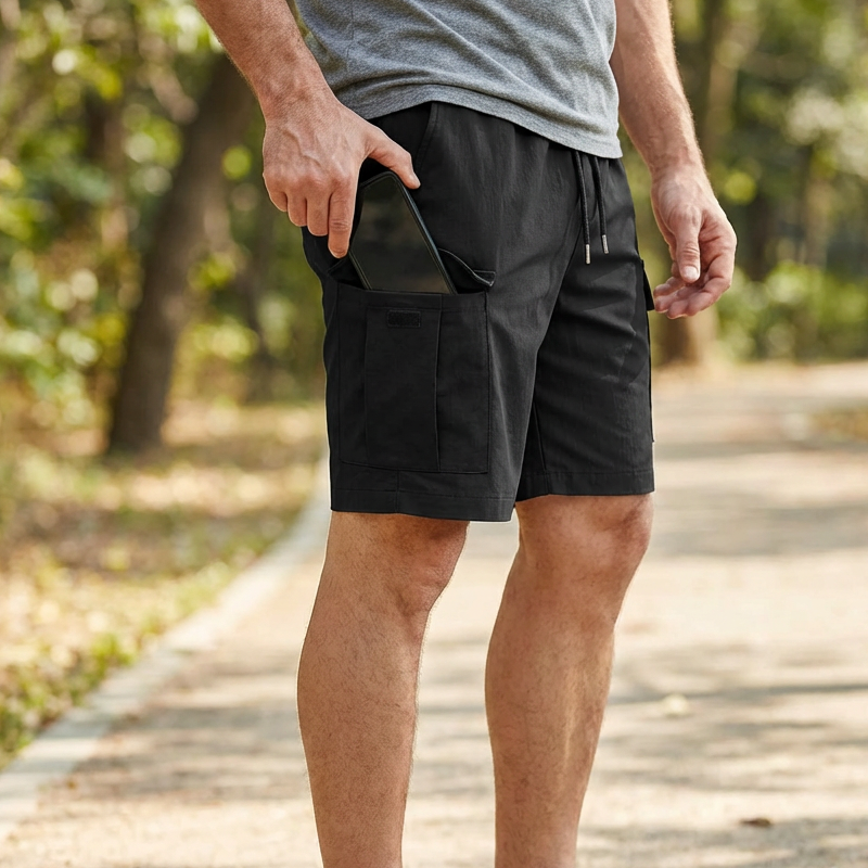 👖🔥Herren Casual Cargo-Shorts mit elastischem Bund