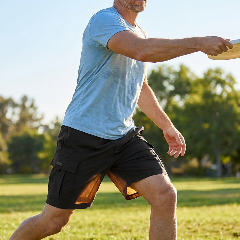 👖🔥Herren Casual Cargo-Shorts mit elastischem Bund