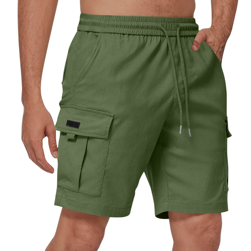 👖🔥Herren Casual Cargo-Shorts mit elastischem Bund