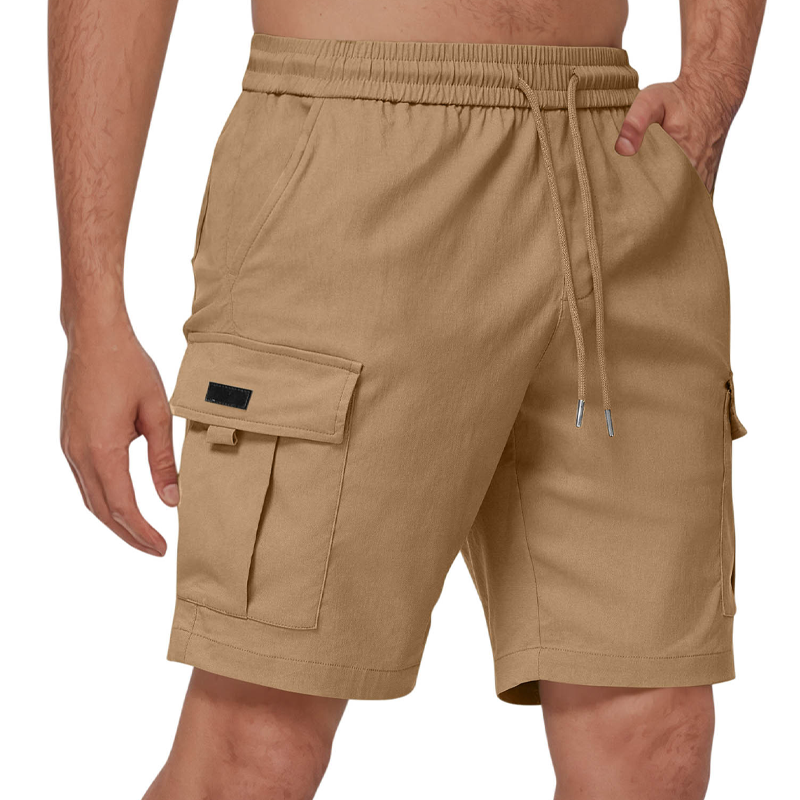 👖🔥Herren Casual Cargo-Shorts mit elastischem Bund