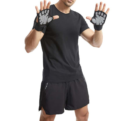 Super Grip Krafttrainingshandschuhe mit Handgelenkbandagen