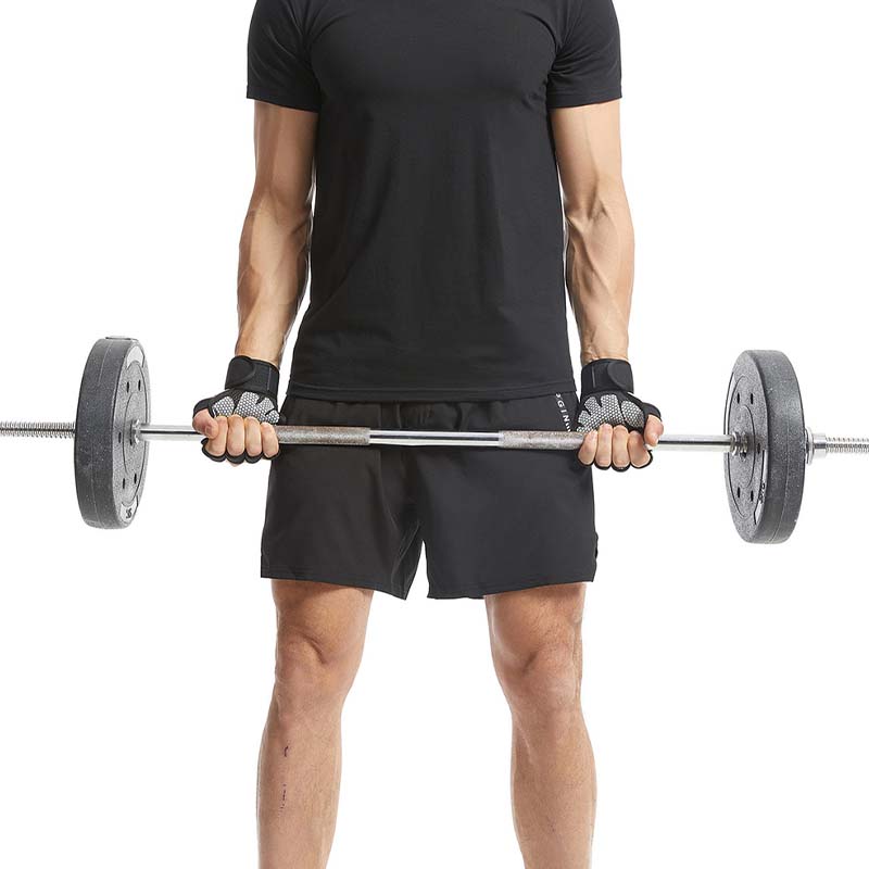 Super Grip Krafttrainingshandschuhe mit Handgelenkbandagen