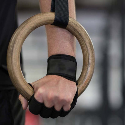 Super Grip Krafttrainingshandschuhe mit Handgelenkbandagen