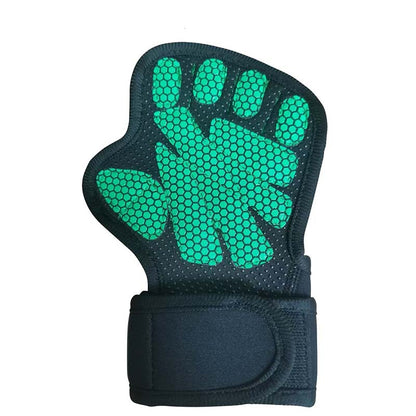 Super Grip Krafttrainingshandschuhe mit Handgelenkbandagen