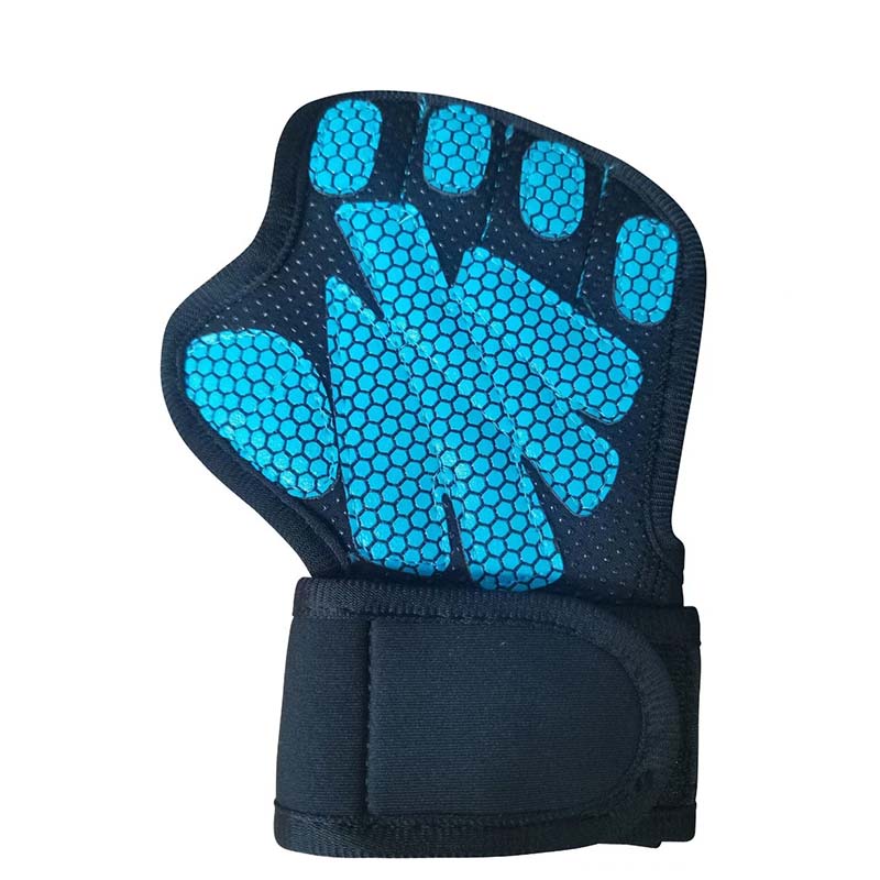 Super Grip Krafttrainingshandschuhe mit Handgelenkbandagen