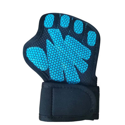 Super Grip Krafttrainingshandschuhe mit Handgelenkbandagen