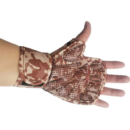 Super Grip Krafttrainingshandschuhe mit Handgelenkbandagen