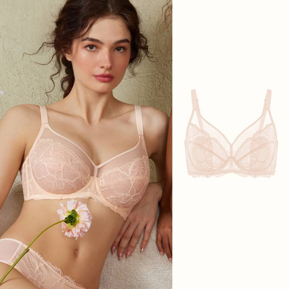 Dünner Damen Vollschalen-BH mit starkem Halt gegen Hängebrüste