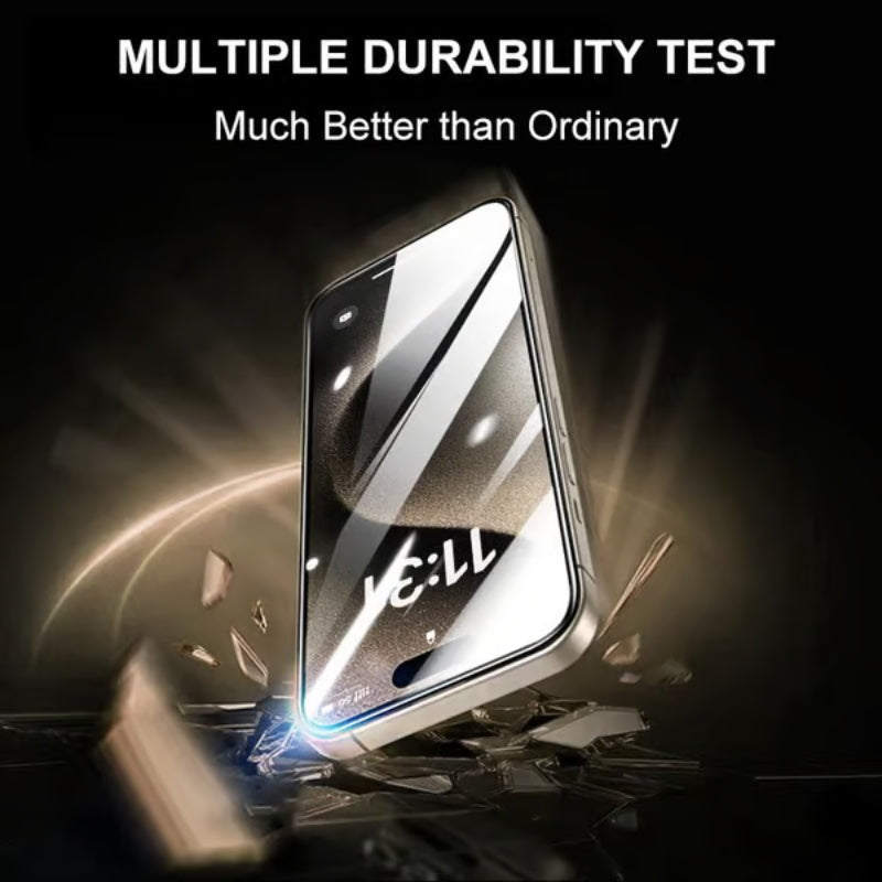 🔥HD/Anti-Peeping Stoßfestes, staubdichtes und Anti-Fingerabdruck-Displayschutzset