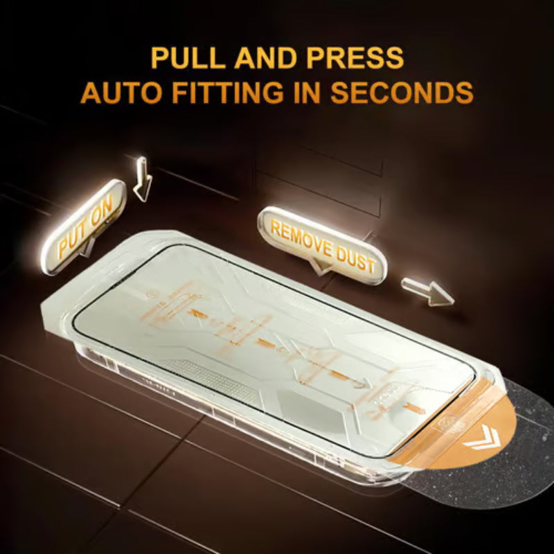 🔥HD/Anti-Peeping Stoßfestes, staubdichtes und Anti-Fingerabdruck-Displayschutzset