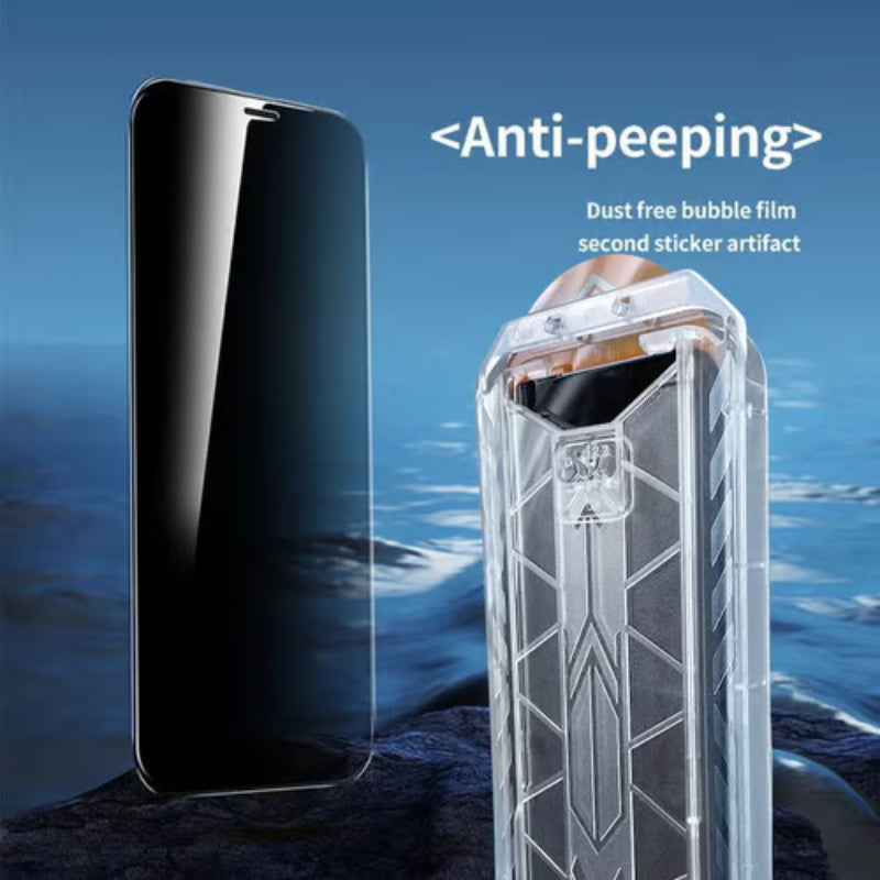 🔥HD/Anti-Peeping Stoßfestes, staubdichtes und Anti-Fingerabdruck-Displayschutzset