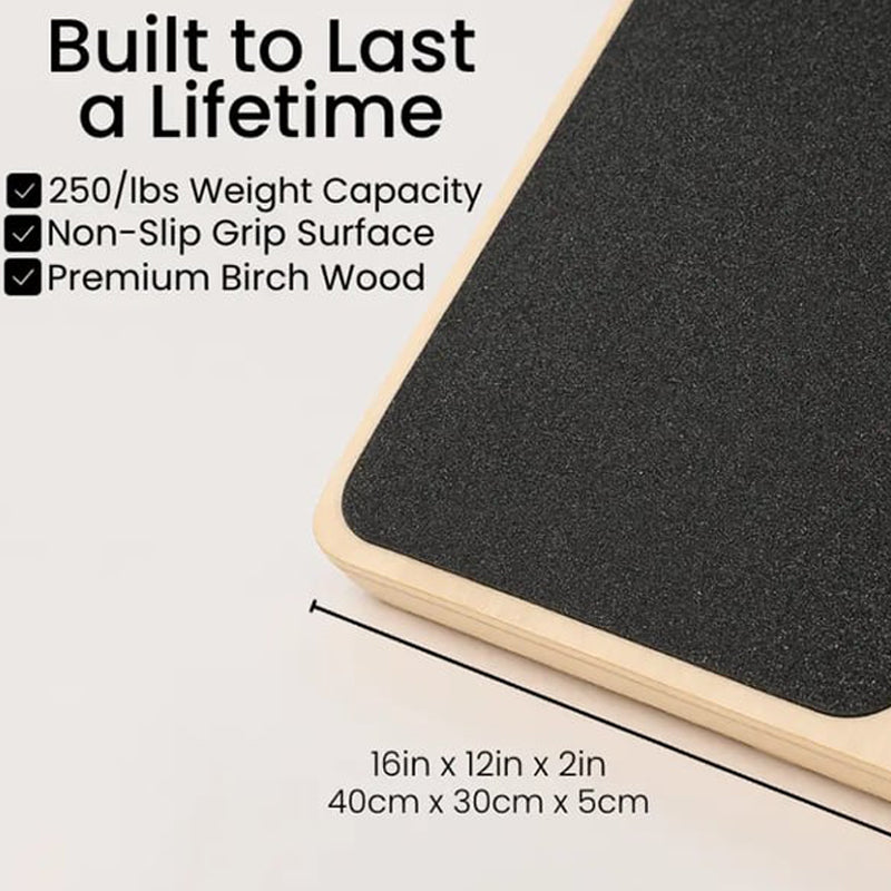 Einstellbare Holz-Schrägbank für Waden-Stretching