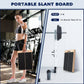 Einstellbare Holz-Schrägbank für Waden-Stretching